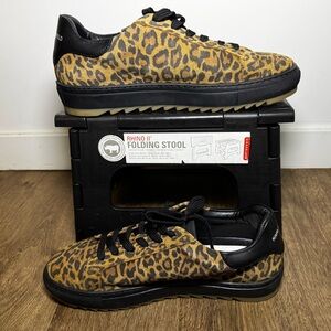 Karl Lagerfeld Leopard Print Sneakers